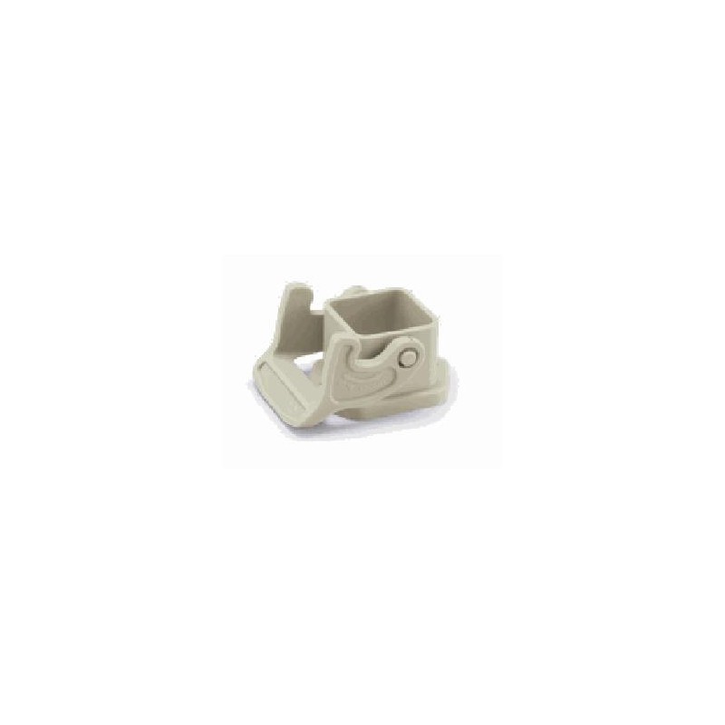 Embase encastrée 3A, Polycarbonate, Polyamide, IP65, Sortie basse